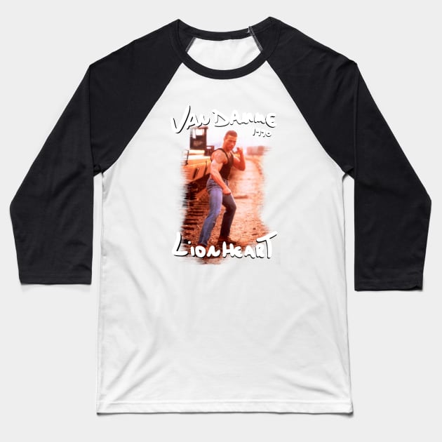 VAN DAMME CLASSIC JCVD LIONHEART 1990 Baseball T-Shirt by Diyutaka